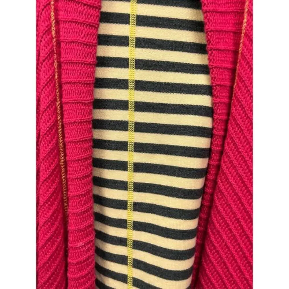 435 Matilda Jane Girls‎ size 12 Striped Open front cardigan Contrast